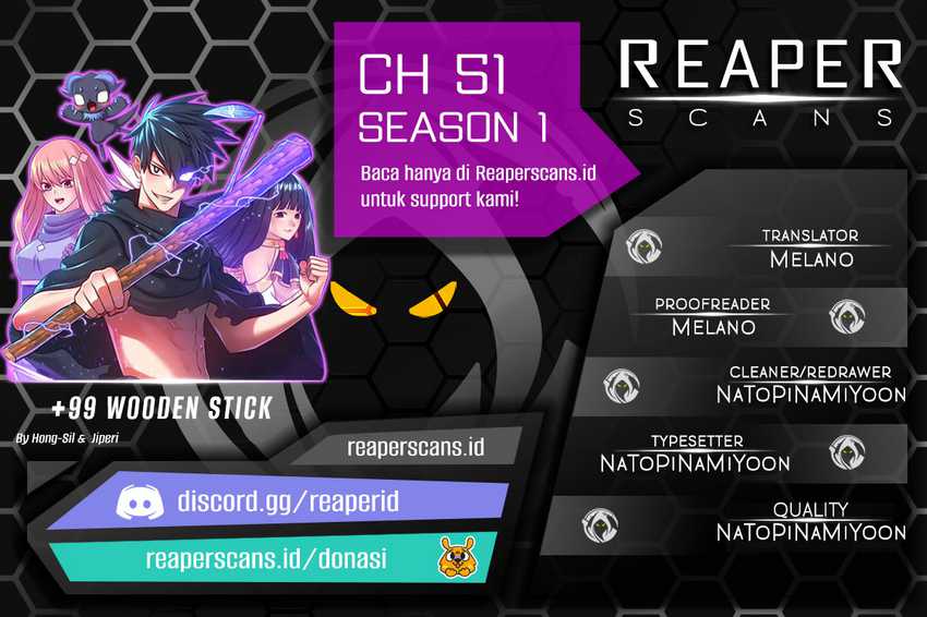 Komik +99 Wooden Stick Chapter 51 gambar nomor 1