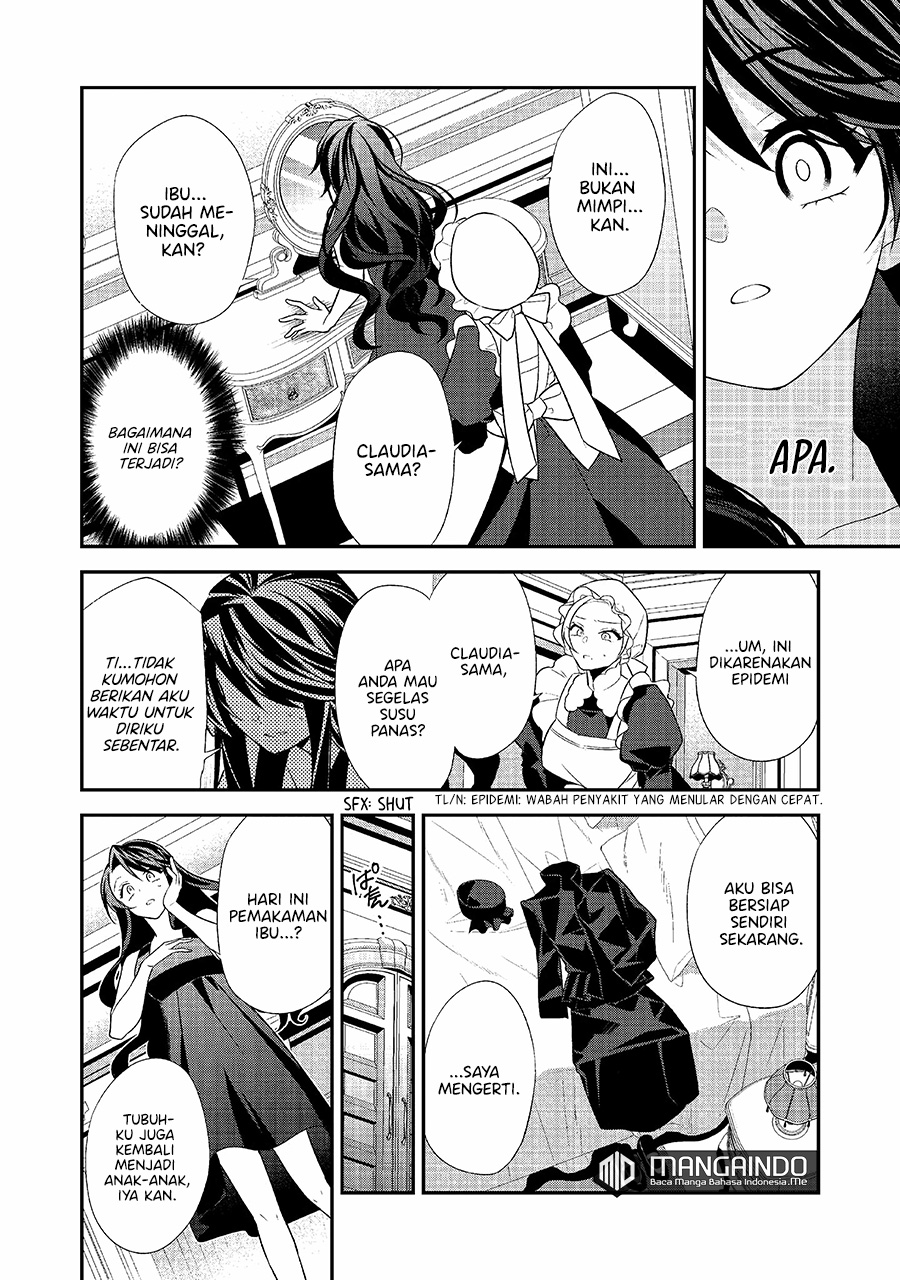 Baca Manga Danzaisareta Akuyaku Reijou wa, Gyakkou shite Kanpeki na Akujo wo Mezasu Chapter 01.2 Gambar 2