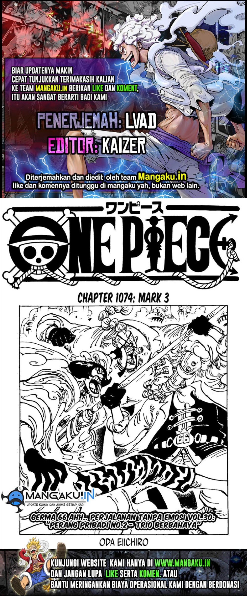 Baca Komik One Piece Chapter 1074 Gambar 1