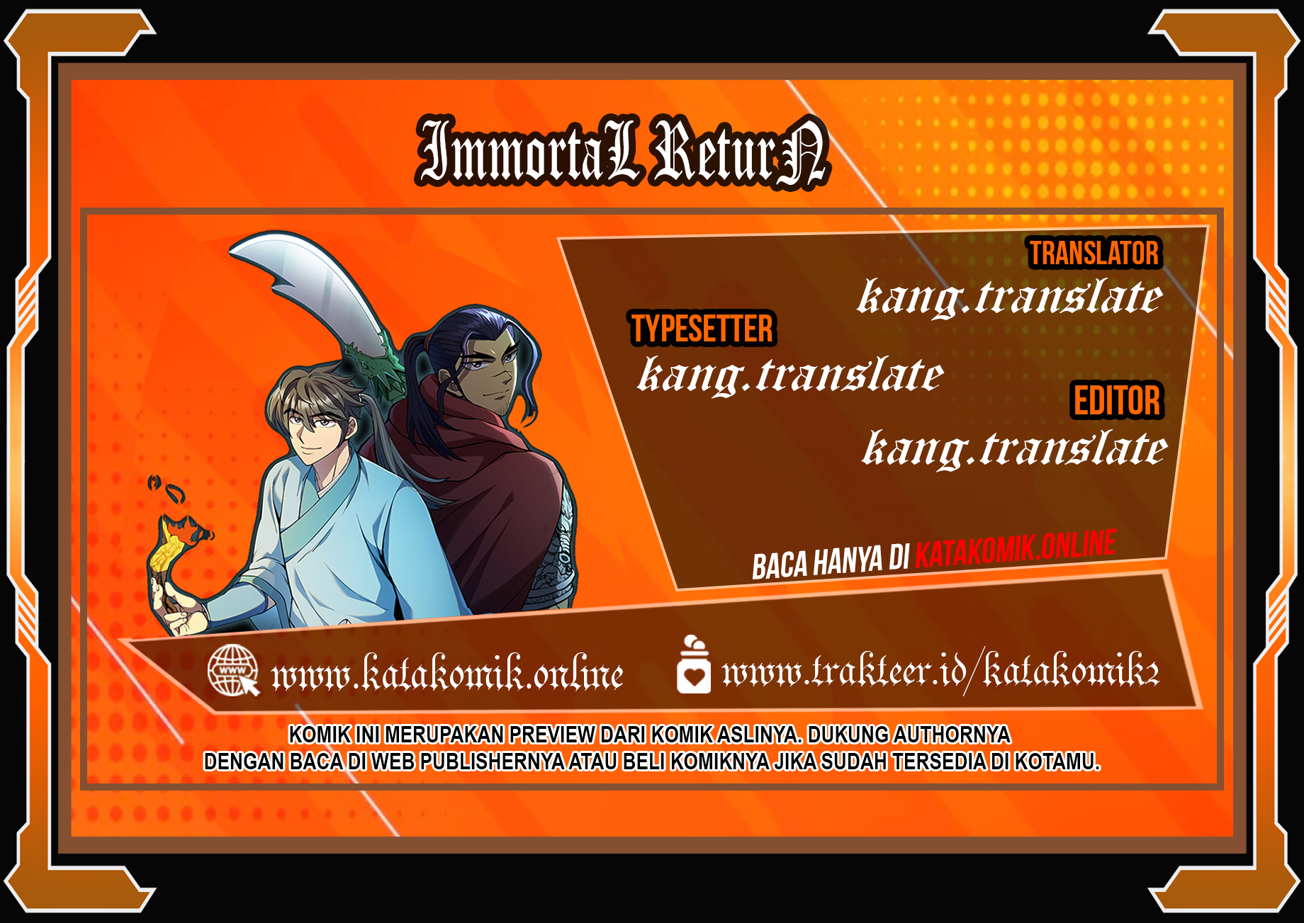 Baca Komik Immortal Return Chapter 27 Gambar 1
