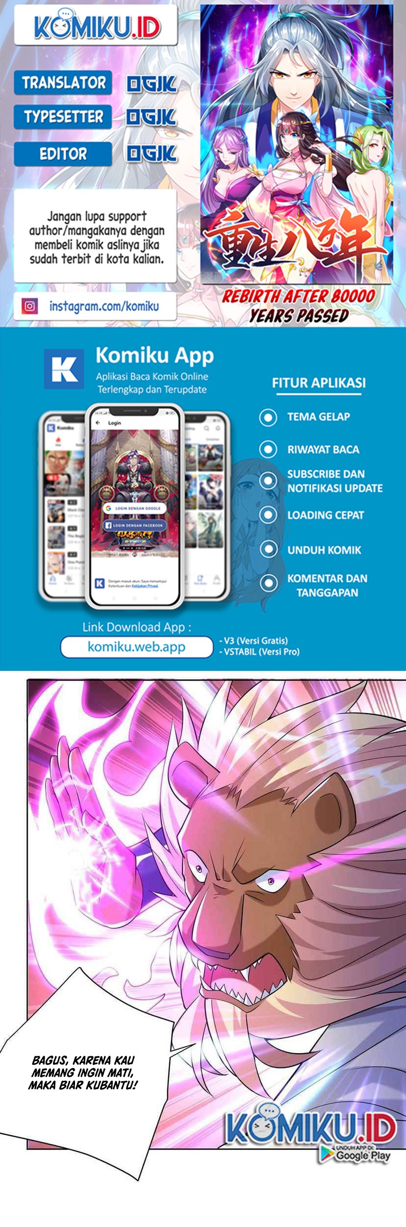 Baca Komik Rebirth After 80.000 Years Passed Chapter 256 Gambar 1