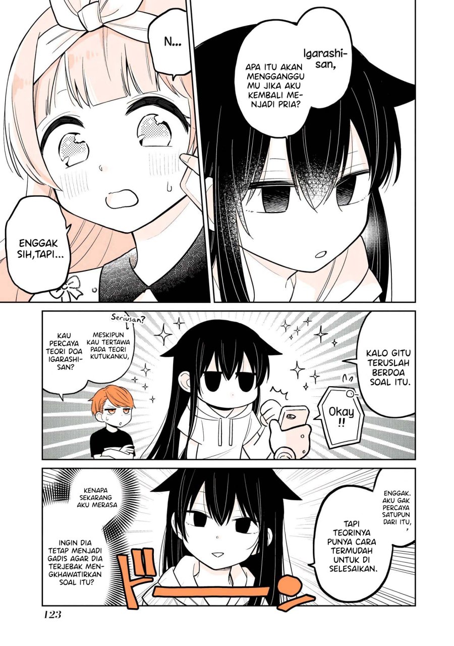 A Lazy Guy Woke Up as a Girl One Morning Chapter 15.1 Gambar 10