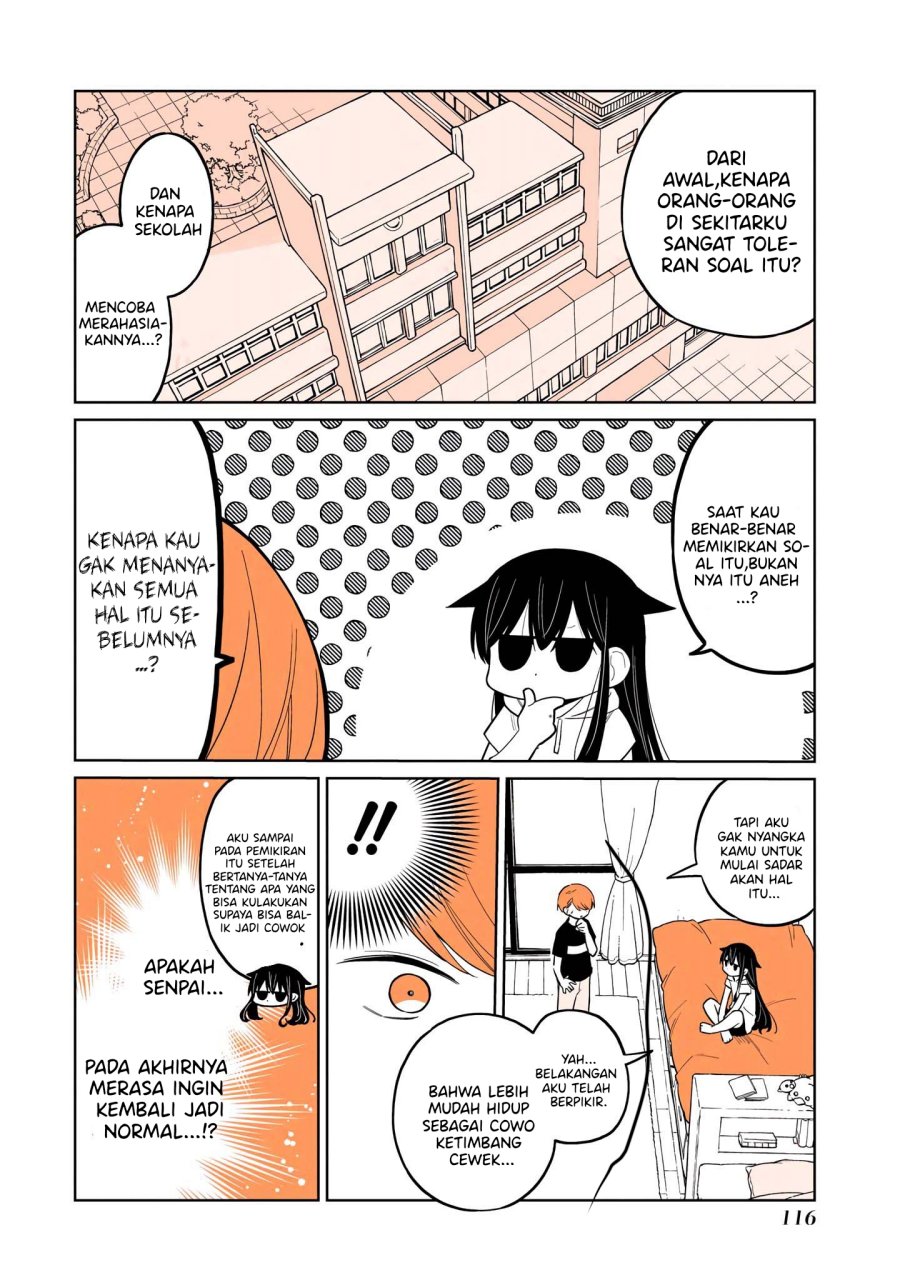 A Lazy Guy Woke Up as a Girl One Morning Chapter 15.1 Gambar 3