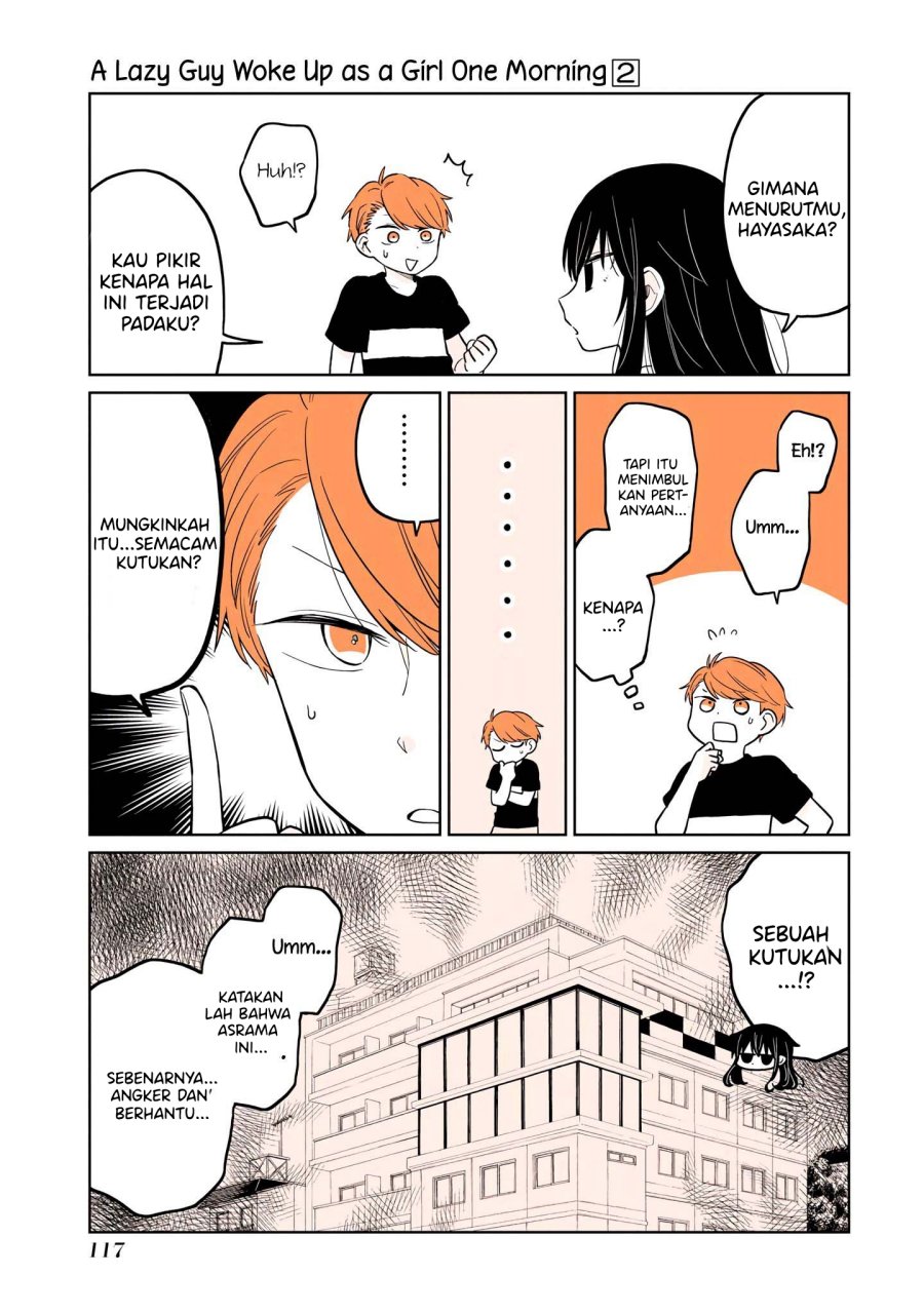 A Lazy Guy Woke Up as a Girl One Morning Chapter 15.1 Gambar 4