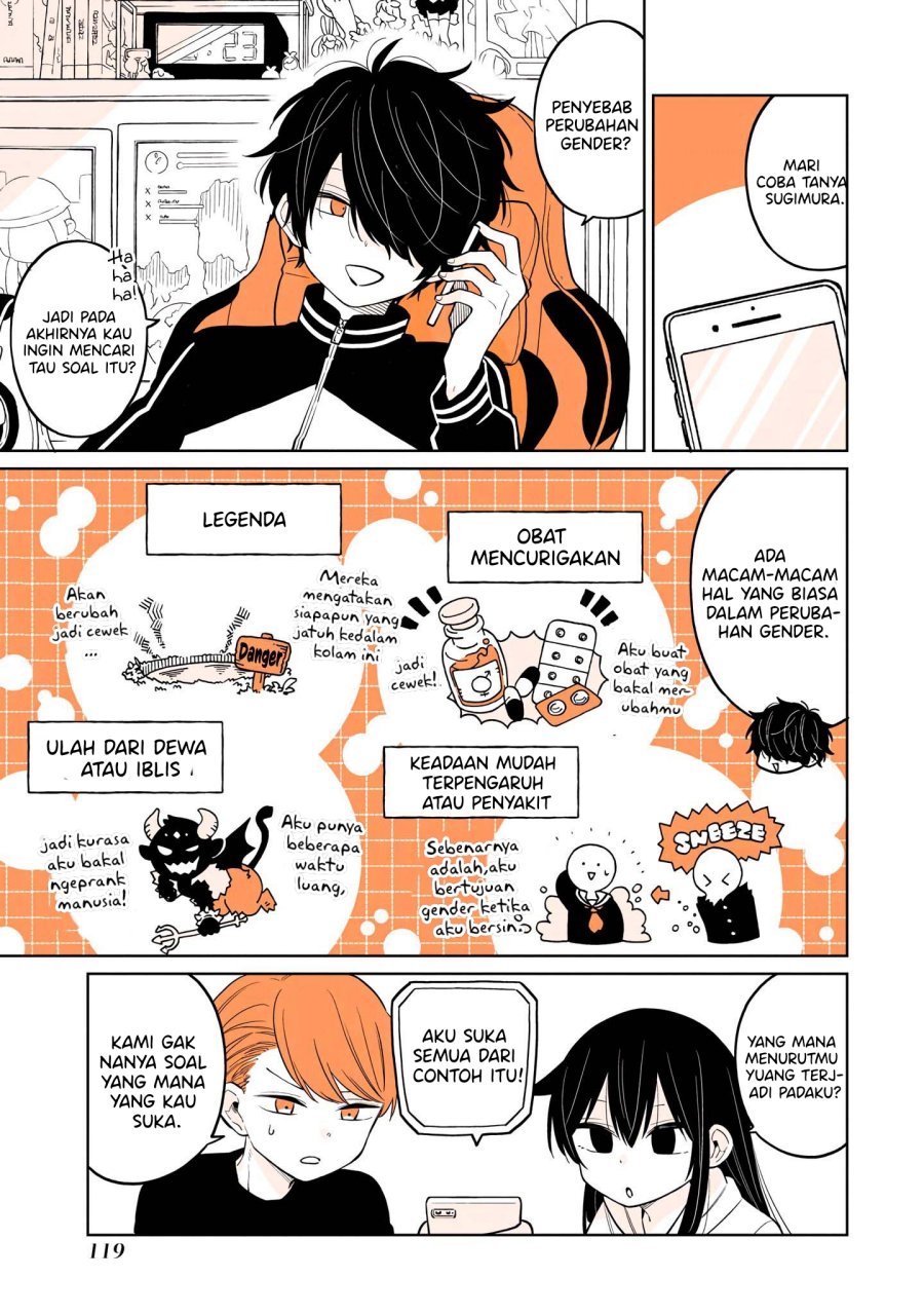 A Lazy Guy Woke Up as a Girl One Morning Chapter 15.1 Gambar 6