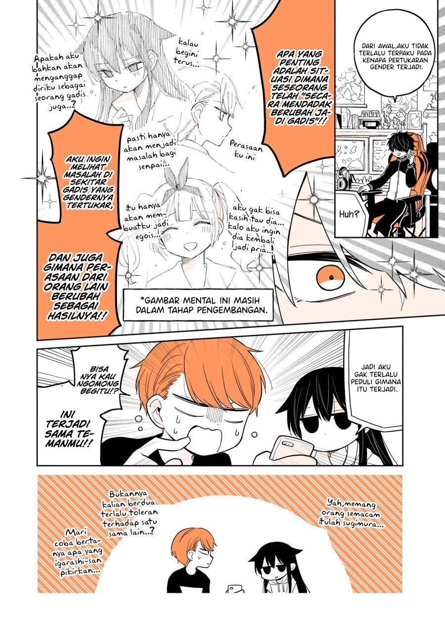 A Lazy Guy Woke Up as a Girl One Morning Chapter 15.1 Gambar 7