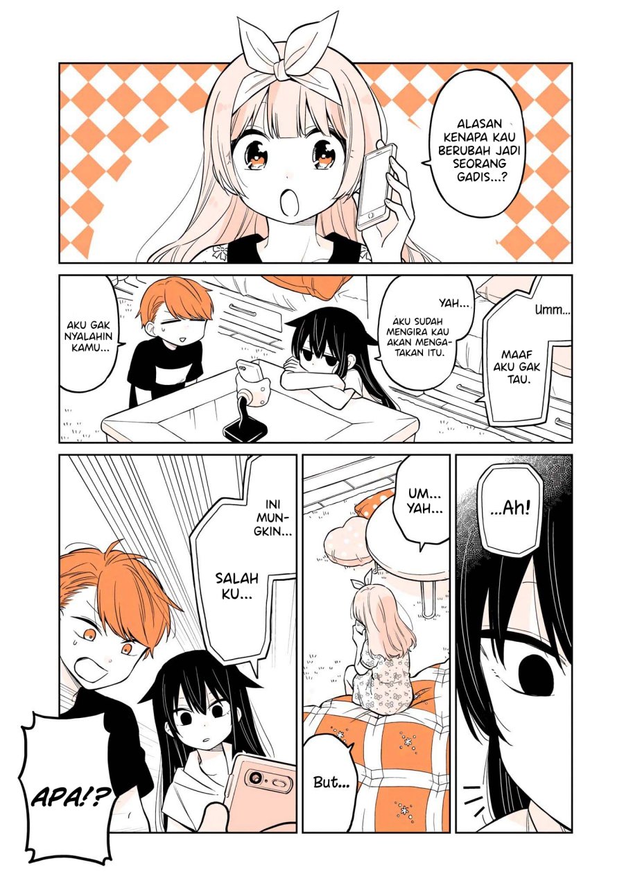 A Lazy Guy Woke Up as a Girl One Morning Chapter 15.1 Gambar 8