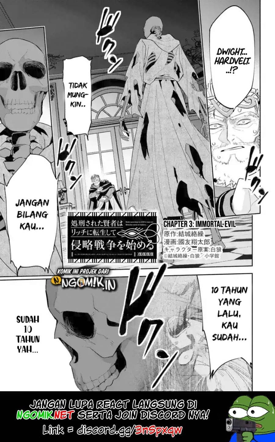 Baca Manga The Executed Sage is Reincarnated as a Lich and Starts an All-Out War Chapter 03.1 Gambar 2