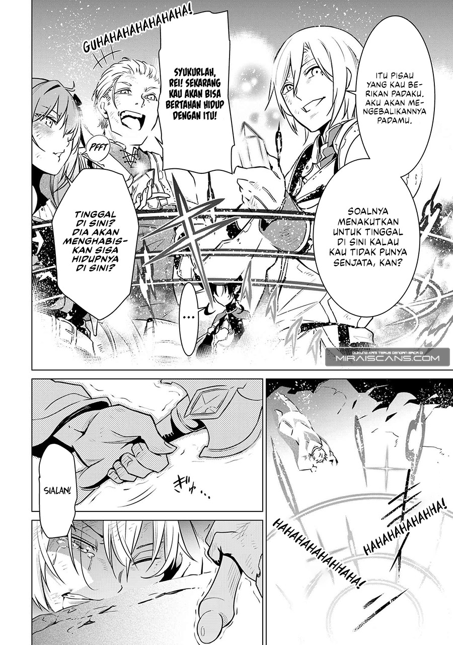 SSS Rank Dungeon de Knife Ippon Tewatasare Tsuihou Sareta Shiro Madoushi Chapter 01 Gambar 45