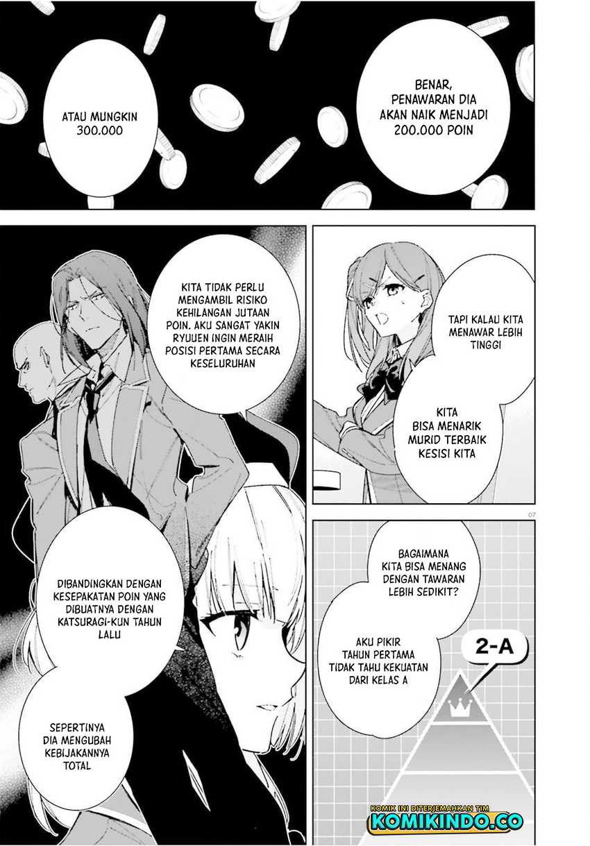 Youkoso Jitsuryoku Shijou Shugi no Kyoushitsu e: 2-nensei-hen Chapter 08.5 Gambar 8