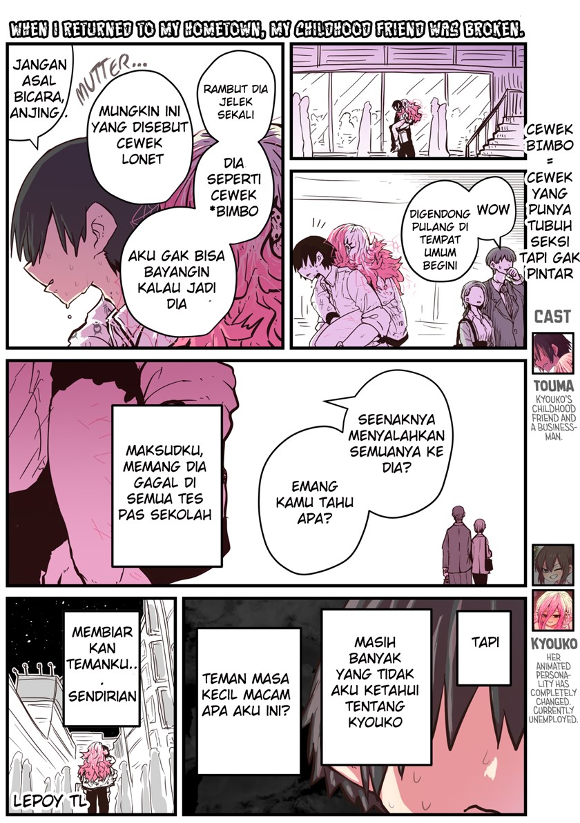 Baca Manga When I Returned to My Hometown, My Childhood Friend was Broken Chapter 14 Gambar 2