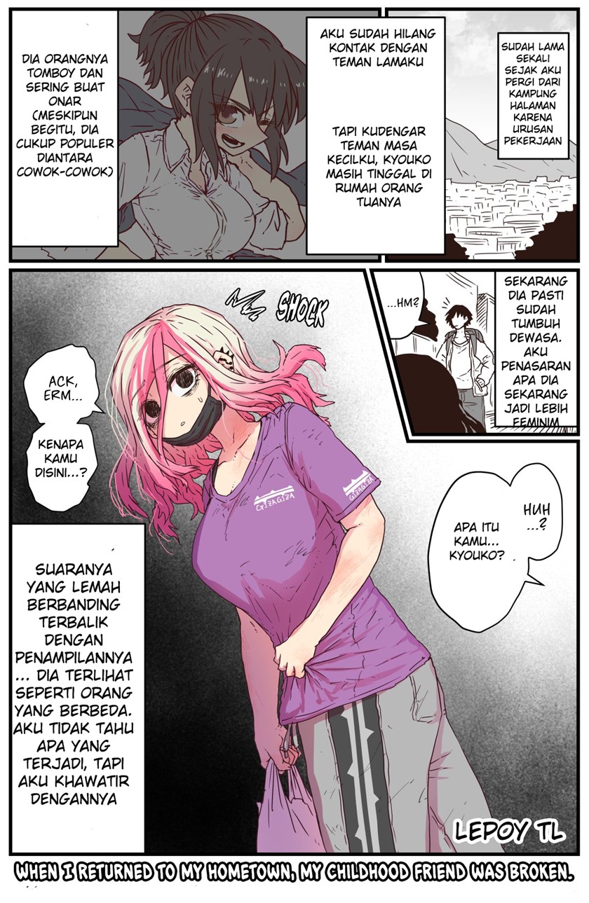 Baca Manga When I Returned to My Hometown, My Childhood Friend was Broken Chapter 01 Gambar 2