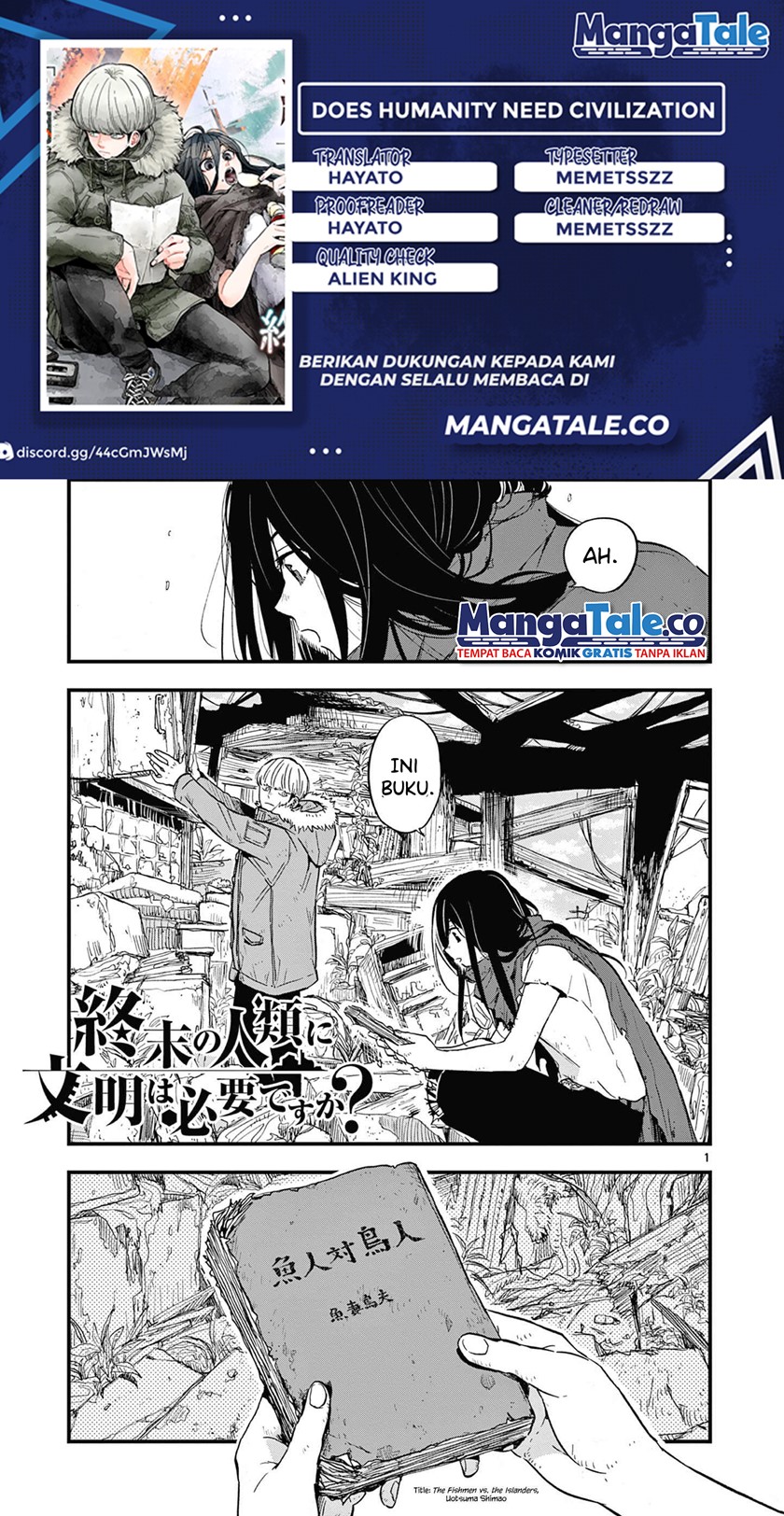 Baca Manga Shuumatsu no Jinrui ni Bunmei wa Hitsuyou desu ka? Chapter 05 Gambar 2