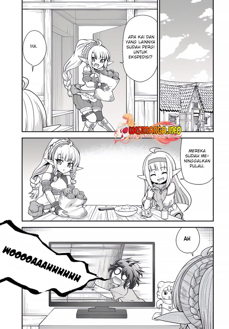 Baca Manga Tenohira Kaitaku Mura de Isekai Kenkokuki: Fueteku Yome-tachi to Nonbiri Mujintou Life (fix) Chapter 38 Gambar 2