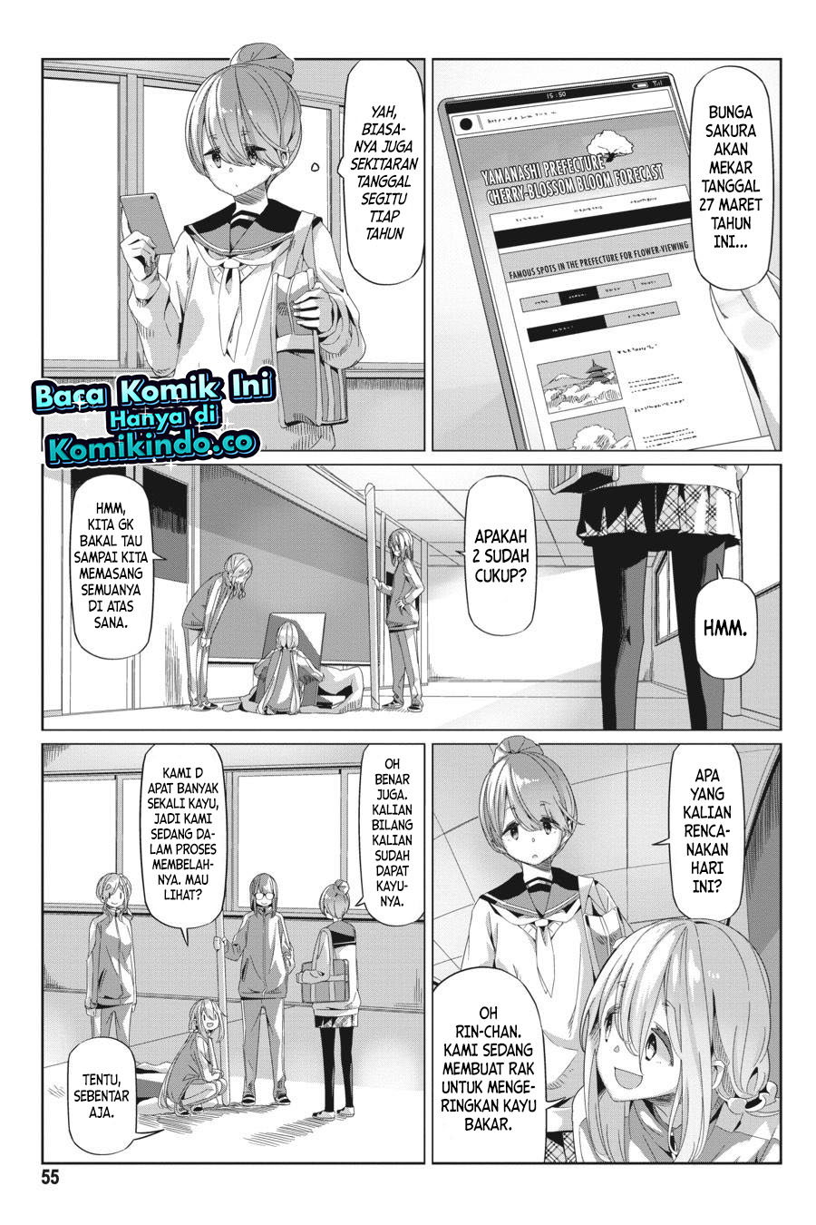 Baca Manga Yuru-Camp Chapter 66 Gambar 2
