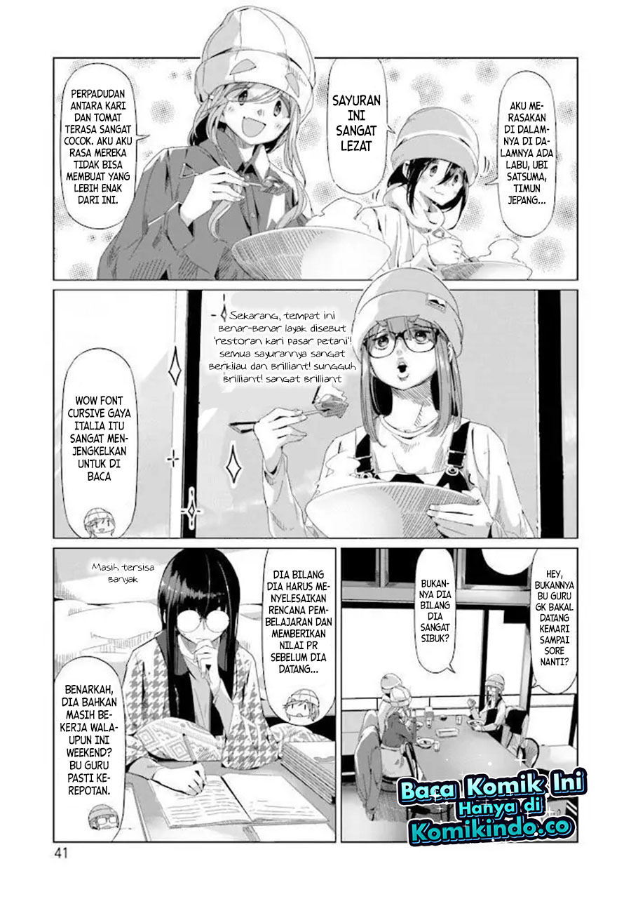 Yuru-Camp Chapter 65 Gambar 15