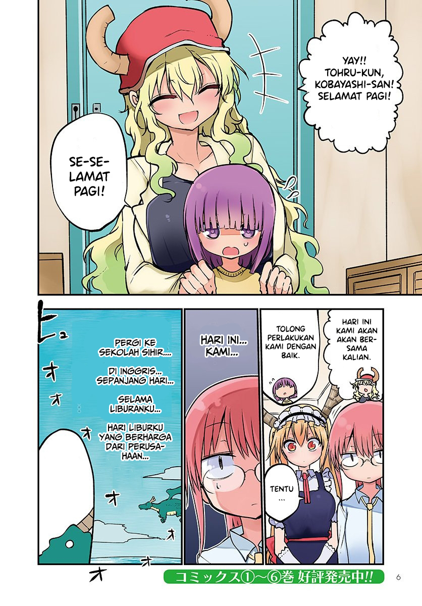 Kobayashi-san Chi no Maid Dragon Chapter 65 Gambar 4