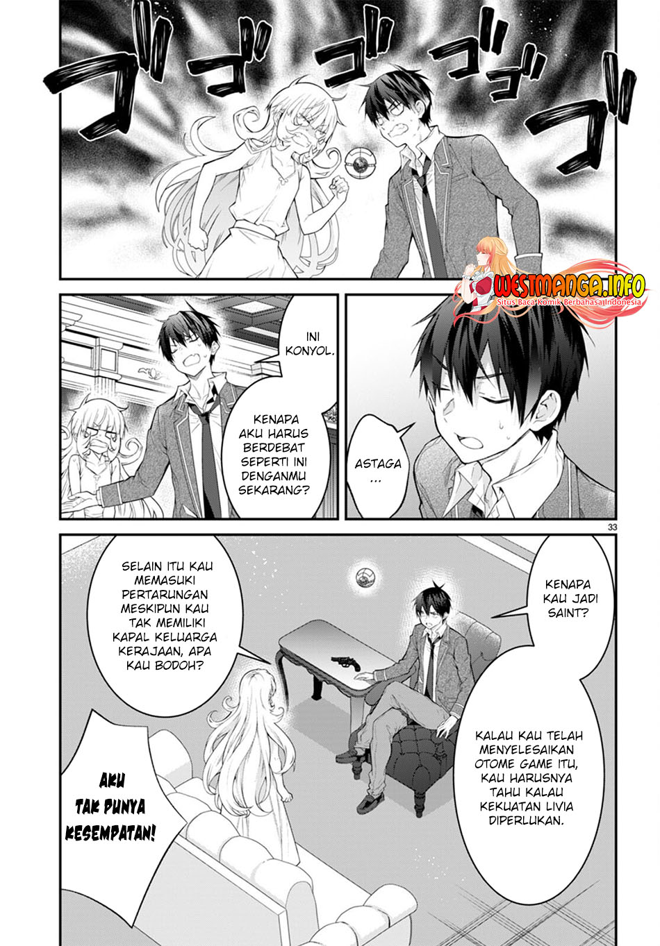 Otome Game Sekai wa Mob ni Kibishii Sekai Desu Chapter 51 Gambar 36
