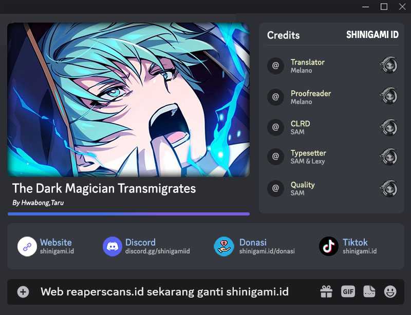 Komik The Dark Magician Transmigrates After 66666 Years Chapter 77 gambar nomor 1