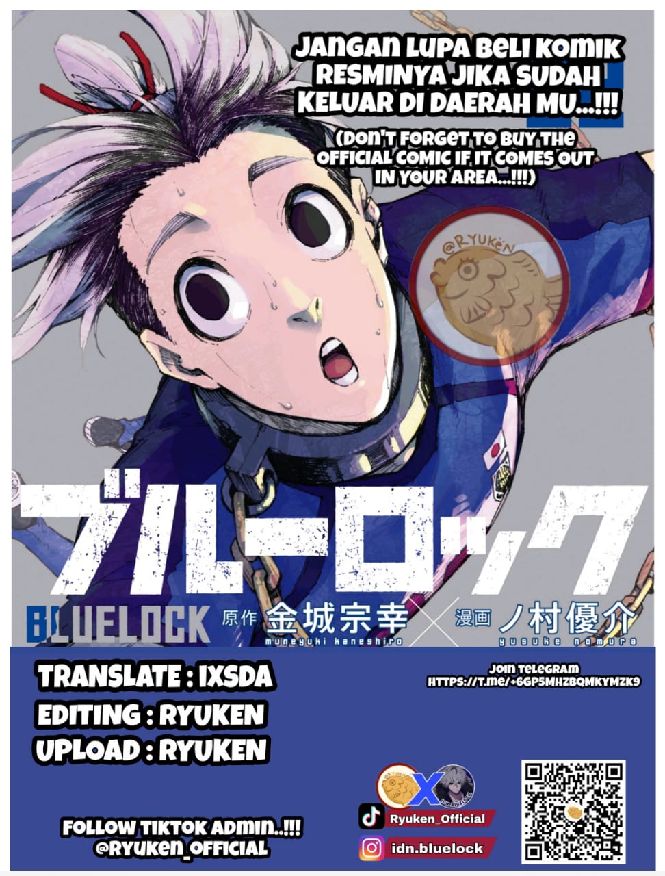 Baca Komik Blue Lock Chapter 207 Gambar 1