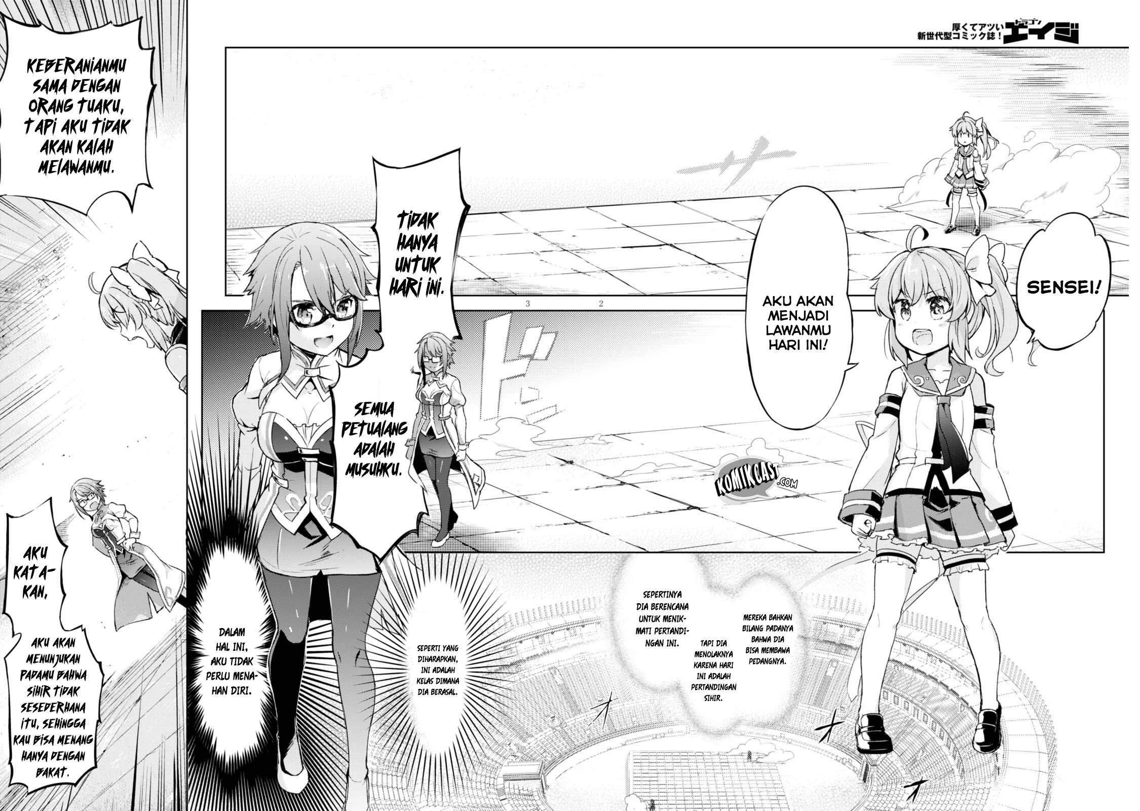 Baca Manga Kenshi wo Mezashite Nyuugaku shita no ni Mahou Tekisei 9999 nan desu kedo!? Chapter 05 Gambar 2