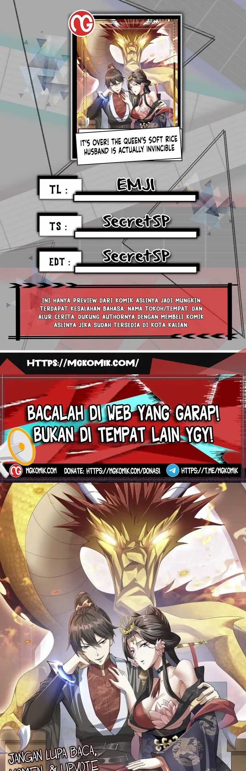 Komik It’s Over! The Queen’s Soft Rice Husband is Actually Invincible Chapter 57 gambar nomor 1