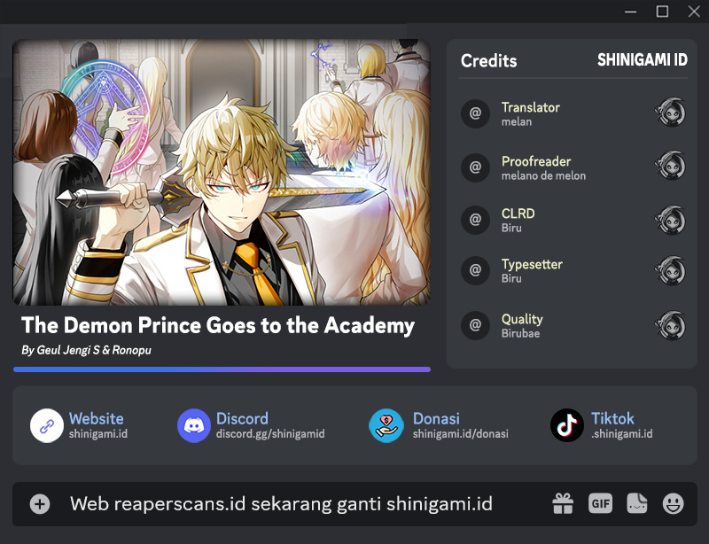 Baca Komik The Demon Prince Goes to the Academy Chapter 24 Gambar 1