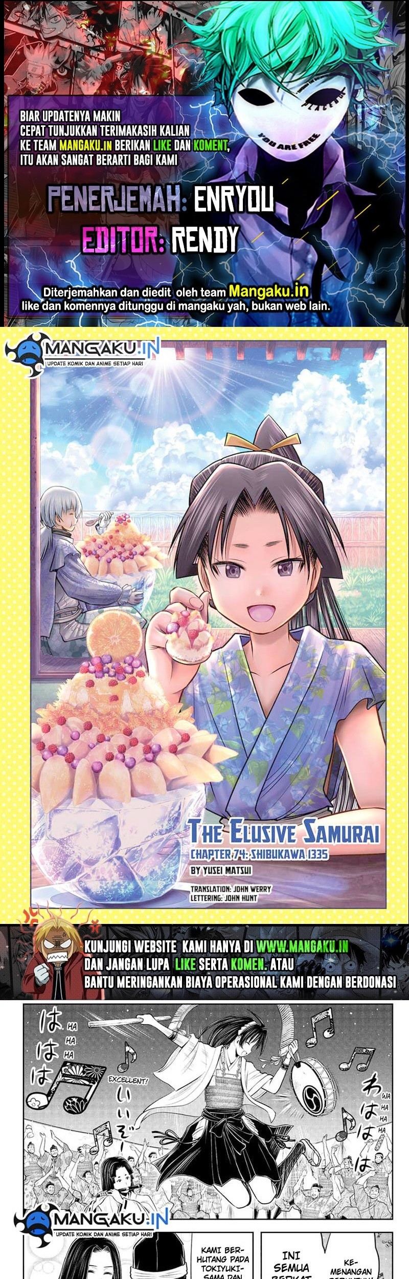 Baca Komik The Elusive Samurai Chapter 74 Gambar 1