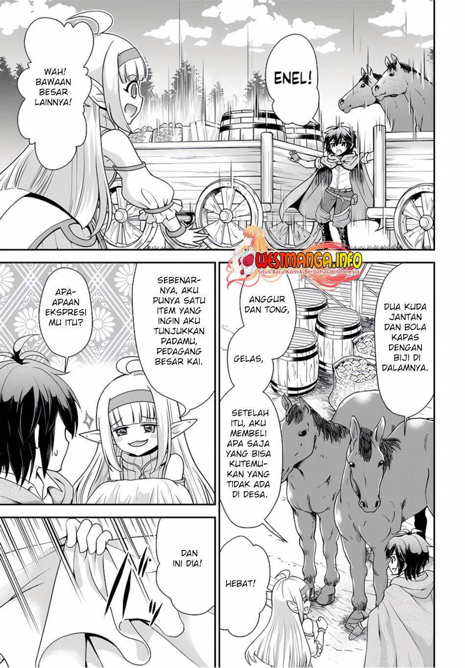 Tenohira Kaitakumura de Isekai Kenkouki ~Fueteku Yome-tachi to Nonbiri Mujintou Raifu~ Chapter 38 Gambar 14