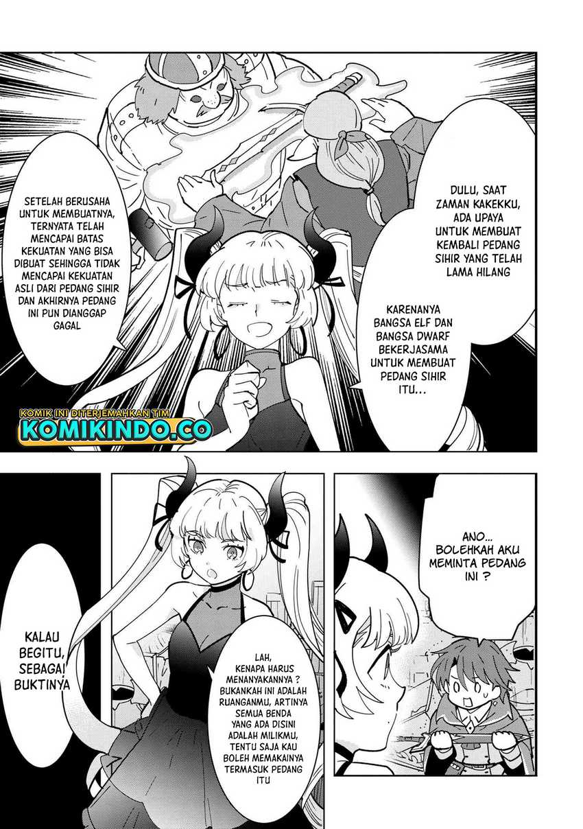Souzou Renkinjutsushi wa Jiyuu wo Ouka suru: Kokyou wo Tsuihou saretara, Maou no Ohizamoto de Chouzetsu Kouka no Magic Item Tsukuri-houdai ni Narimashita Chapter 10.2 Gambar 7