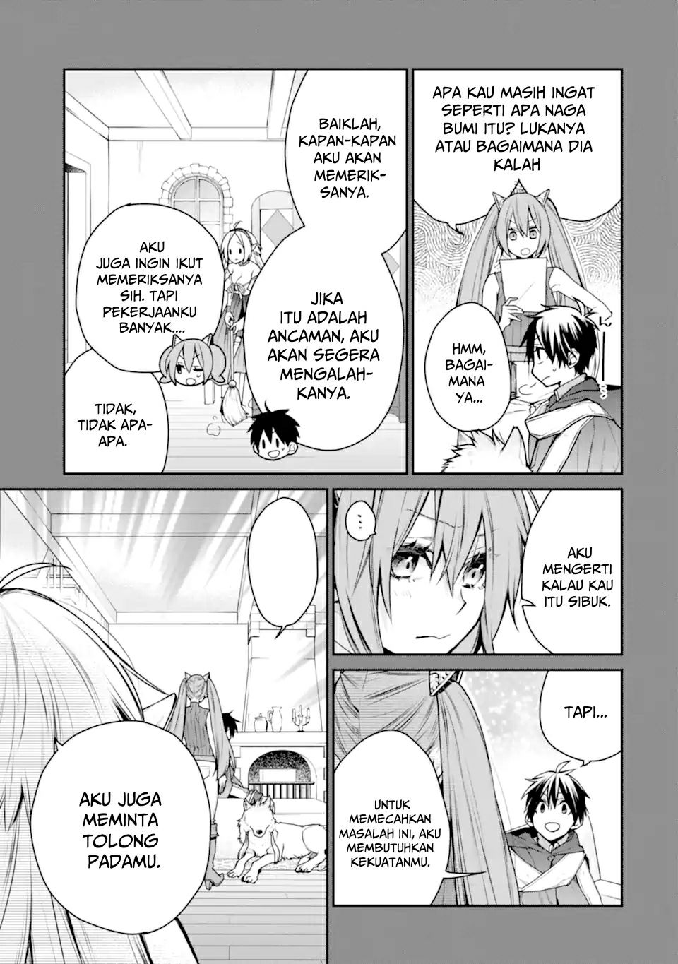 Saikyou no Madoshi. Hisa ni Ya wo Ukete Shimatta no de Inaka no Eihei ni Naru Chapter 29.1 Gambar 4