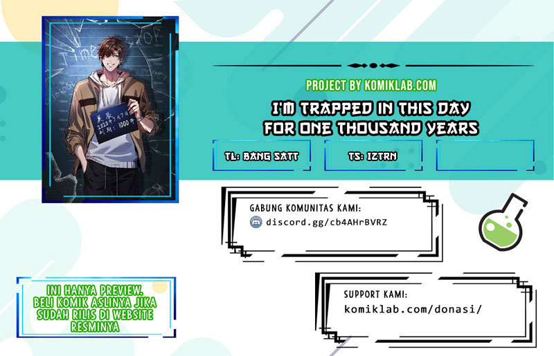 Baca Komik I’m Trapped in This Day for One Thousand Years Chapter 15 Gambar 1