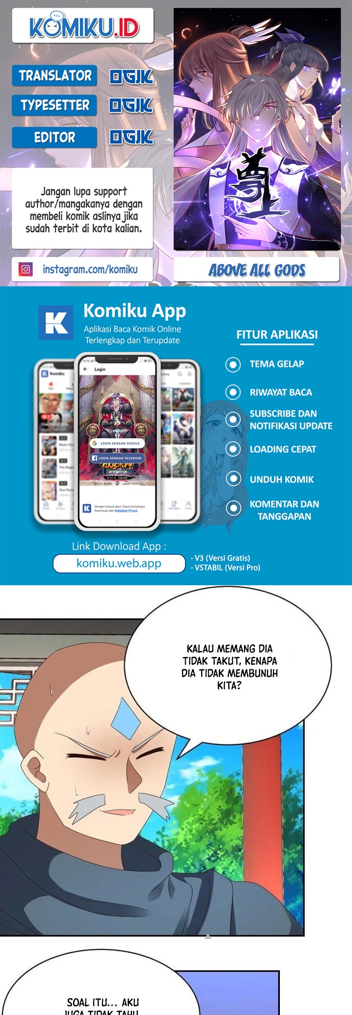 Baca Komik Above All Gods Chapter 330.5 Gambar 1
