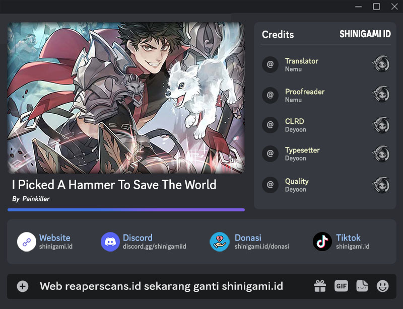 Baca Komik I Picked A Hammer To Save The World Chapter 18 Gambar 1