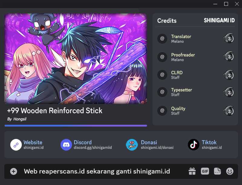 Baca Komik +99 Wooden Stick Chapter 55 Gambar 1