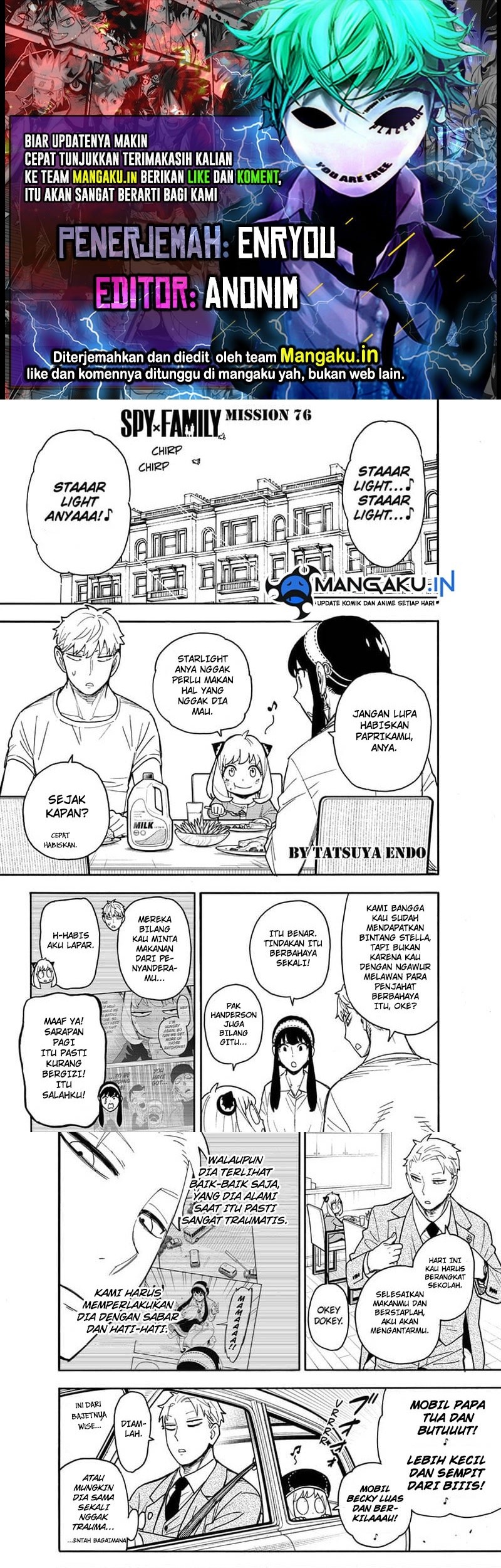 Baca Komik Spy X Family Chapter 76 Gambar 1