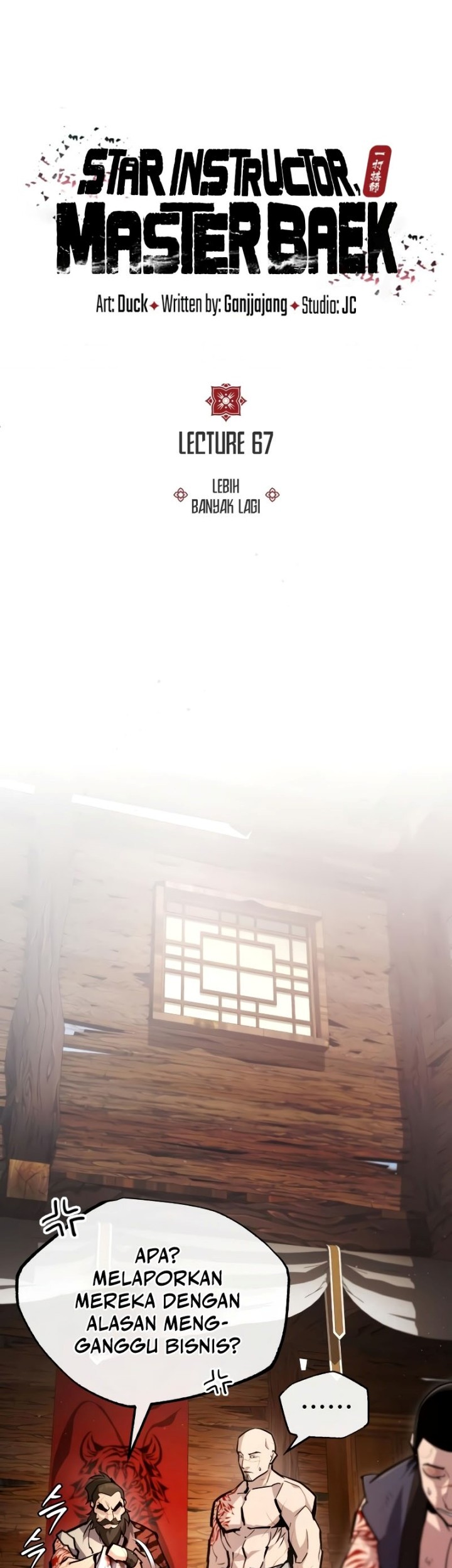 Number One Star Instructor Master Baek Chapter 67 Gambar 9