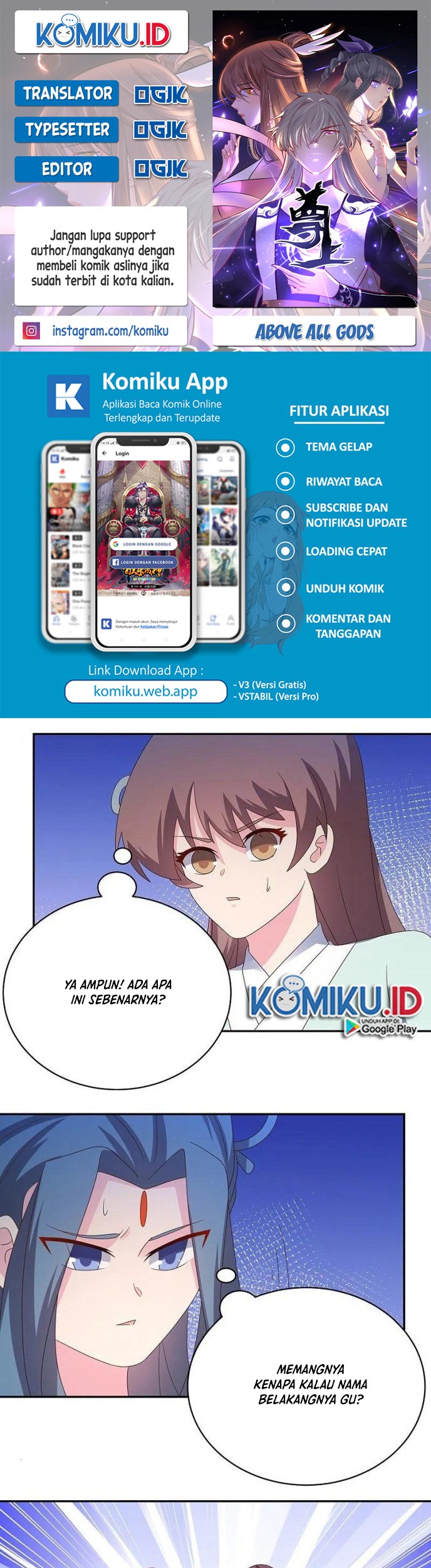 Komik Above All Gods Chapter 341 gambar nomor 1