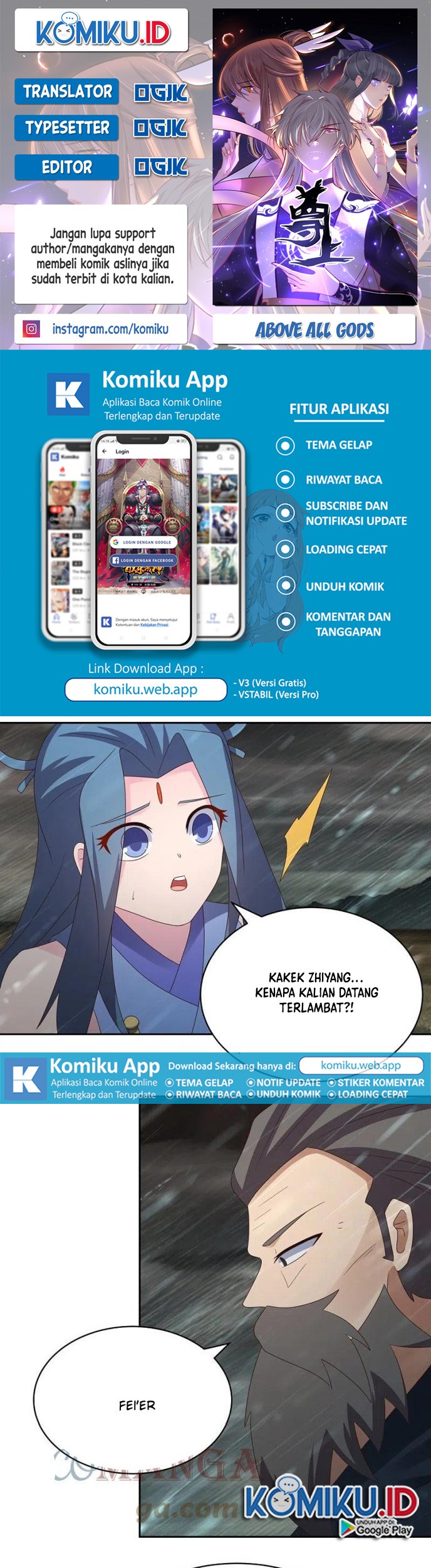 Baca Komik Above All Gods Chapter 341.5 Gambar 1