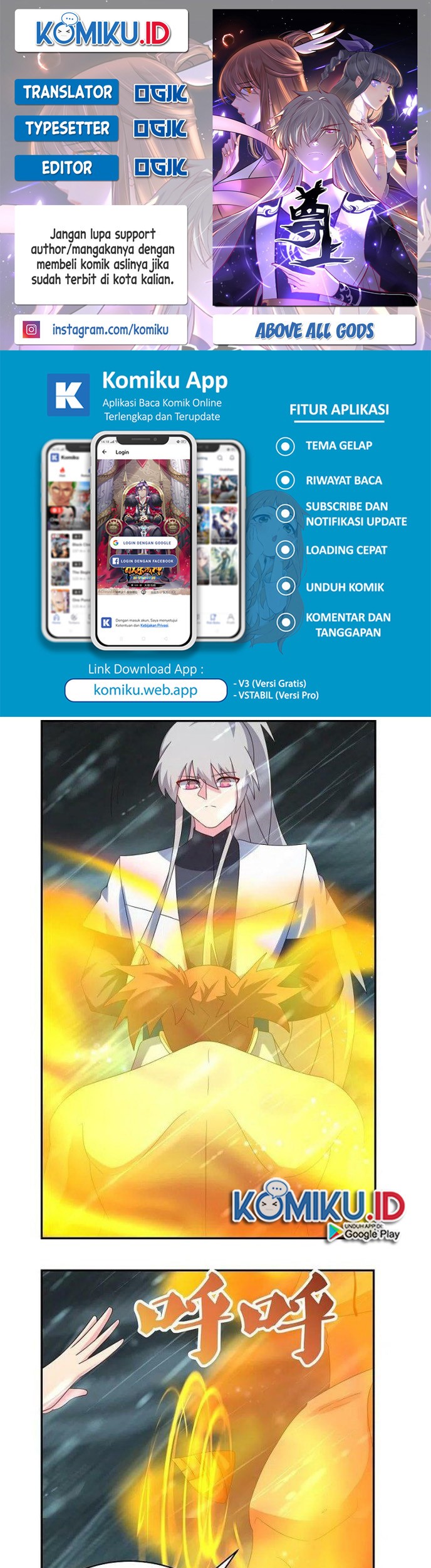 Baca Komik Above All Gods Chapter 345 Gambar 1