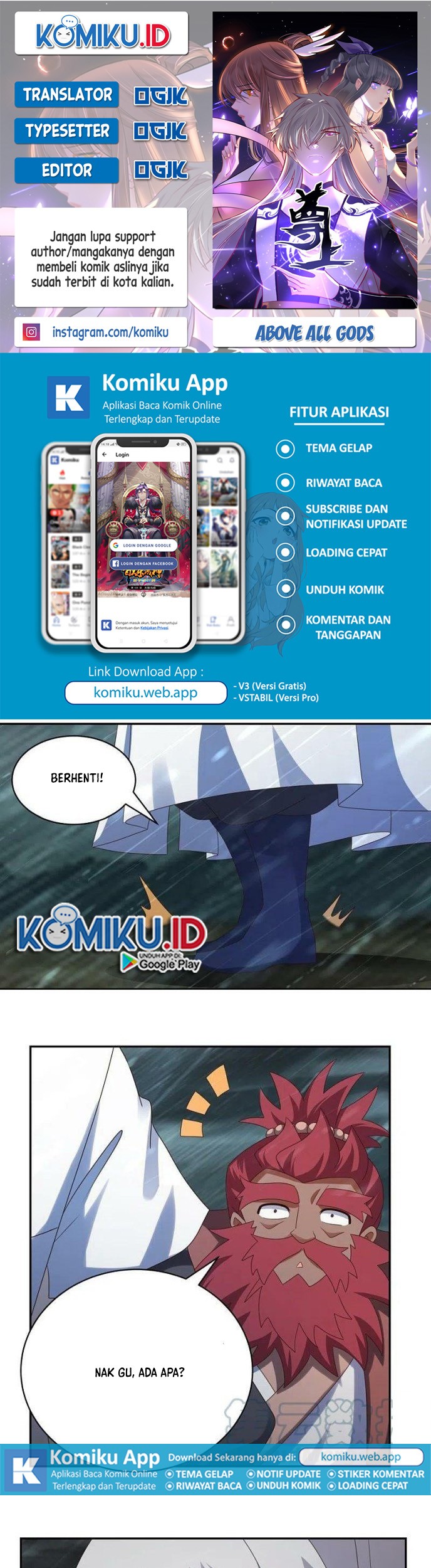Komik Above All Gods Chapter 346 gambar nomor 1