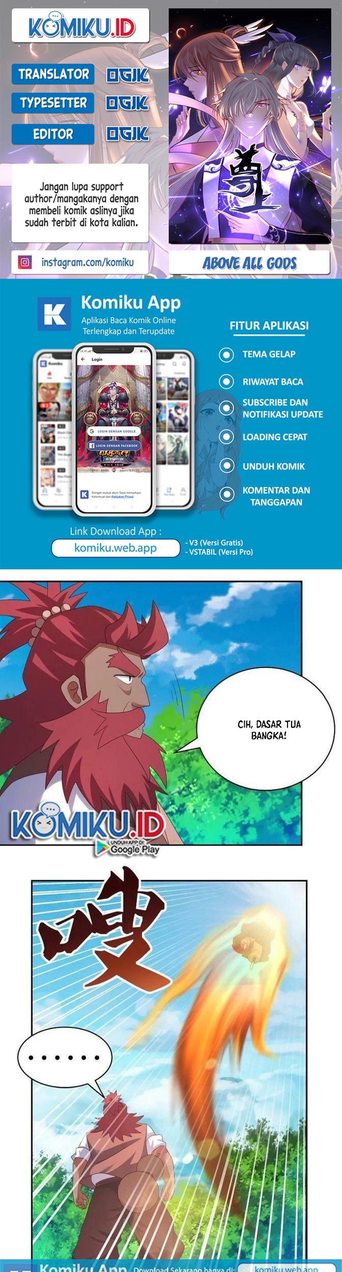 Baca Komik Above All Gods Chapter 348 Gambar 1
