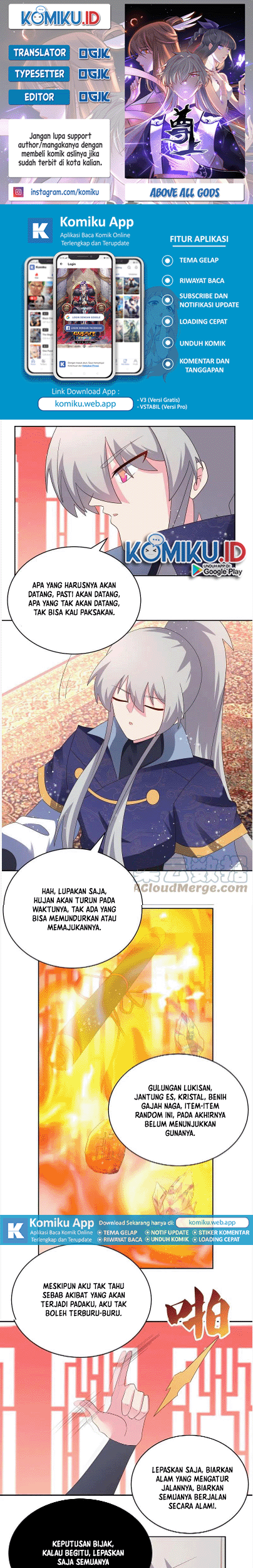 Baca Komik Above All Gods Chapter 350 Gambar 1