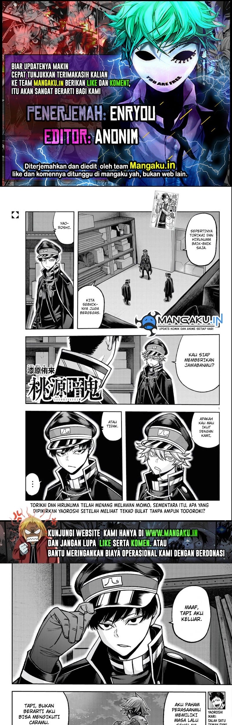 Baca Komik Tougen Anki Chapter 105 Gambar 1