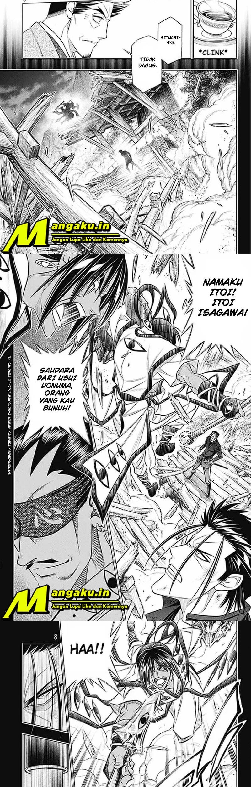 Rurouni Kenshin: Meiji Kenkaku Romantan – Hokkaido-hen Chapter 48 Gambar 5