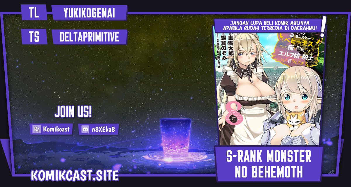 Baca Komik S-Rank Monster no Behemoth Dakedo, Neko to Machigawarete Erufu Musume no Kishi (Pet) Toshite Kurashitemasu Chapter 52 Gambar 1