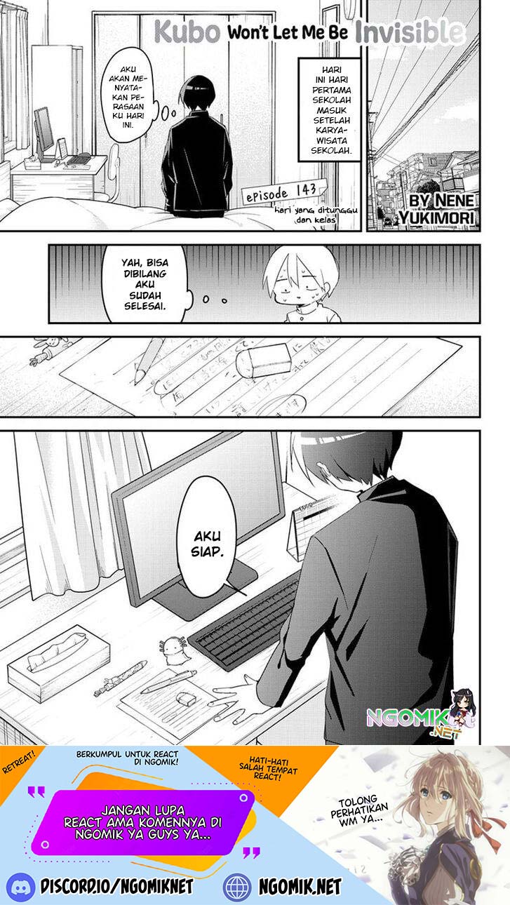 Baca Manga Kubo-san wa Boku (Mobu) wo Yurusanai Chapter 143 Gambar 2