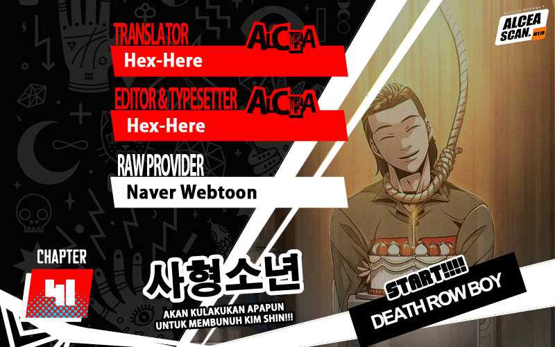 Komik Death Row Boy Chapter 41 gambar nomor 1