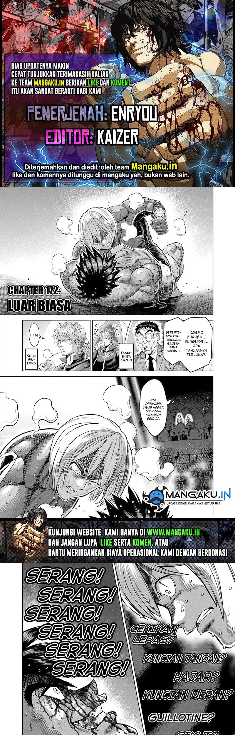 Baca Komik Kengan Omega Chapter 172 Gambar 1