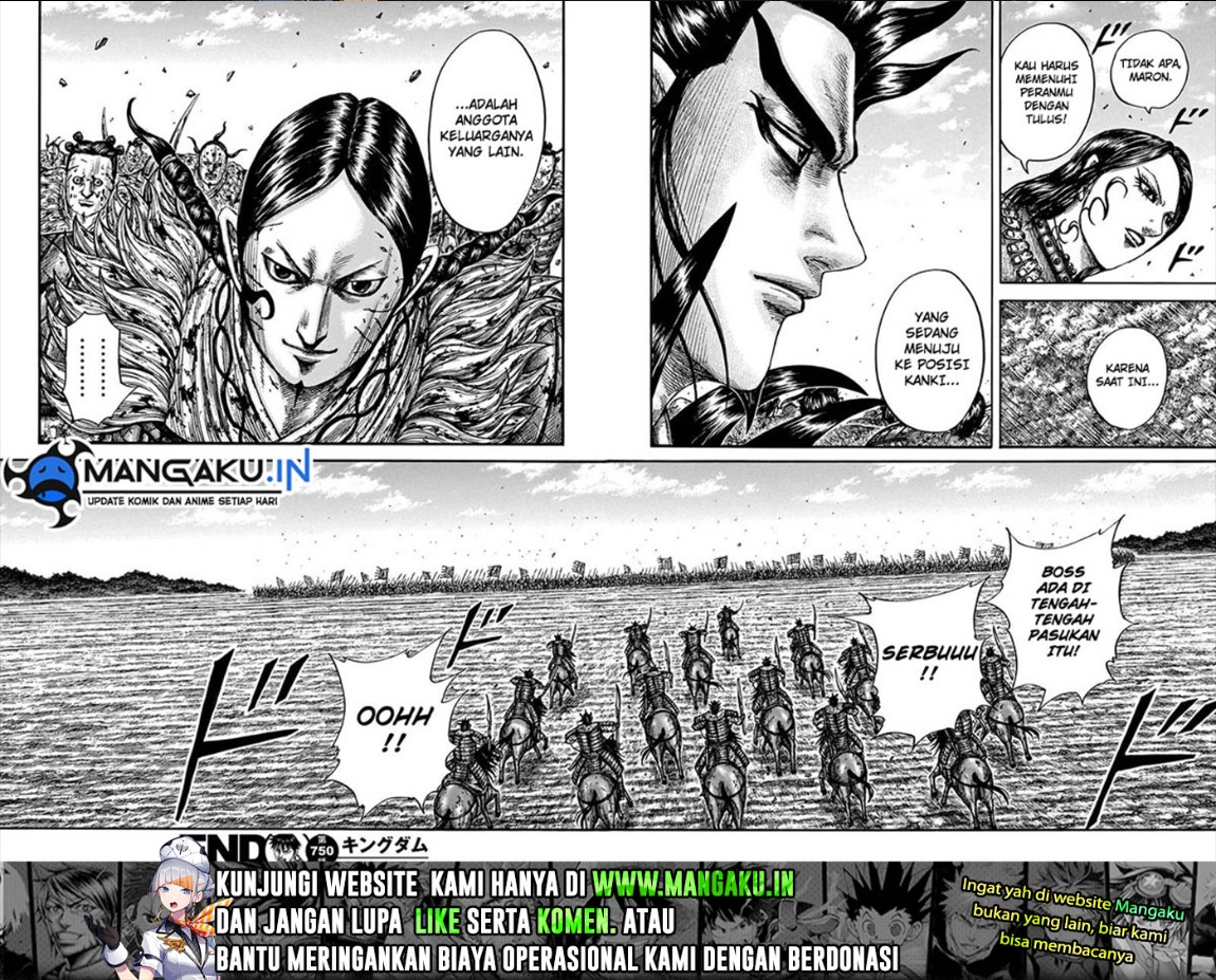 Kingdom Chapter 750 Gambar 12